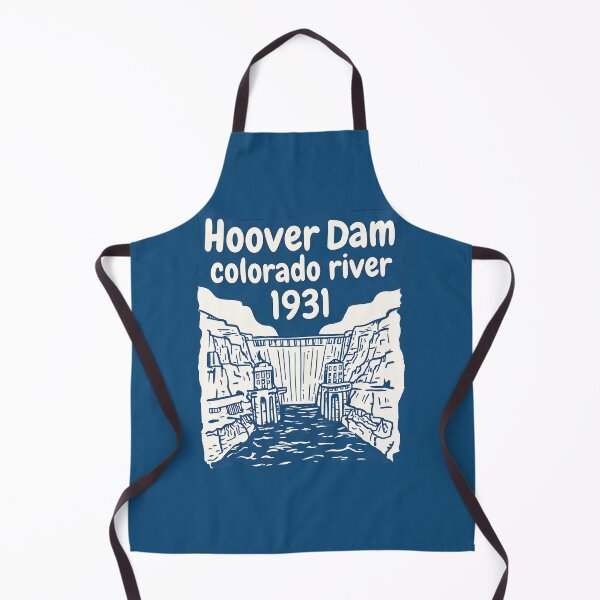 Item preview, Hoover Dam Blue Colorado River Cute Retro Landscape designed and sold by HowToCanadian.
