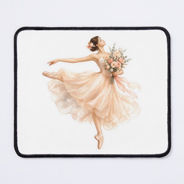 Item preview, Elegant Ballerina with Flowers designed and sold by lbm68.