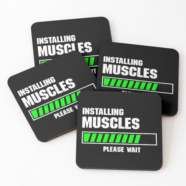 Item preview, Installing Muscle, Please Wait - Funny Gym Workout Gift designed and sold by enyqarelsa.