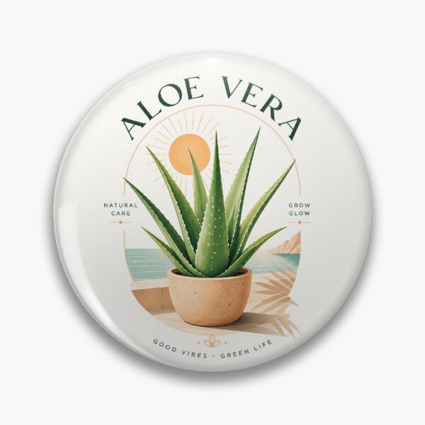 Item preview, Sunny Aloe Vera – Tropical Summer Plant Illustration designed and sold by ExoticWave.