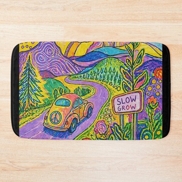 Item preview, Slow Grow Psychedelic Road Trip Landscape  designed and sold by Modaozushi216.