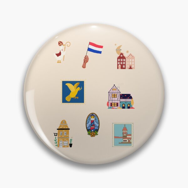 Item preview, Amsterdam Icons — Dutch Culture Sticker Collection designed and sold by Yasmine Mohammed.