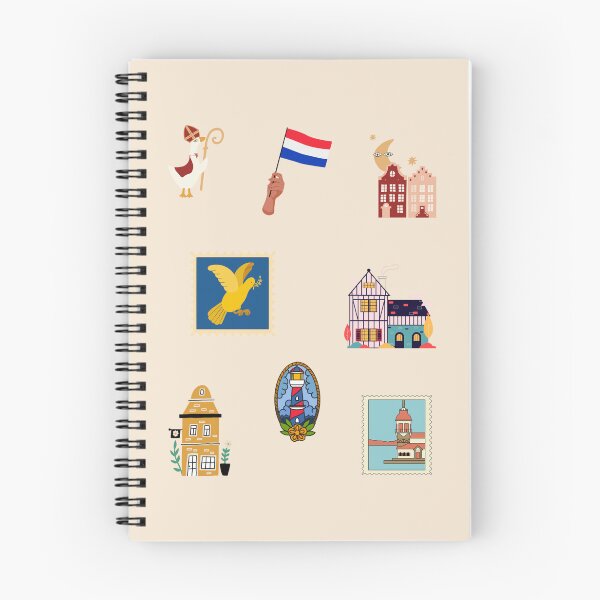 Item preview, Amsterdam Icons — Dutch Culture Sticker Collection designed and sold by Yasmine Mohammed.