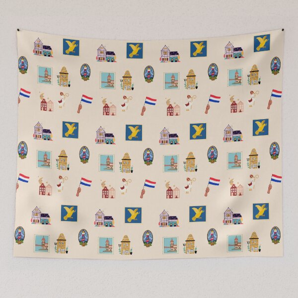 Item preview, Amsterdam Icons — Dutch Culture Sticker Collection designed and sold by Yasmine Mohammed.
