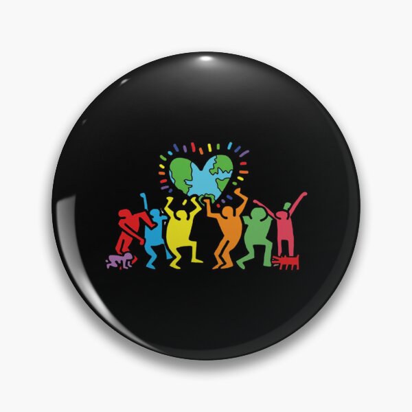 Item preview, keith hearts haring designed and sold by Fellye.