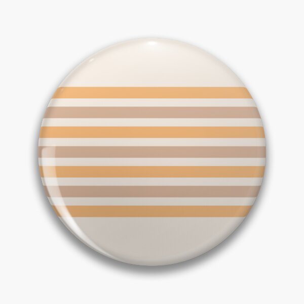 Item preview, Linen, cream brown & mellow apricot horizontal lines designed and sold by Mint + Midnight.