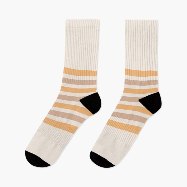 Item preview, Linen, cream brown & mellow apricot horizontal lines designed and sold by Mint + Midnight.