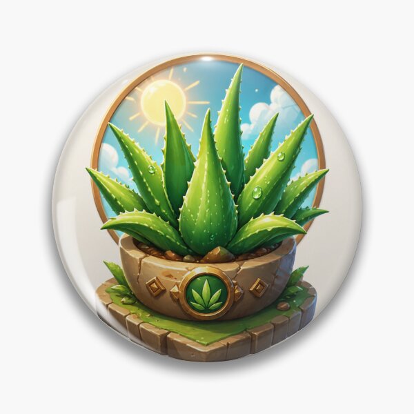 Item preview, Aloe Vera Game Asset – Stylized Tropical Plant Icon | designed and sold by ExoticWave.