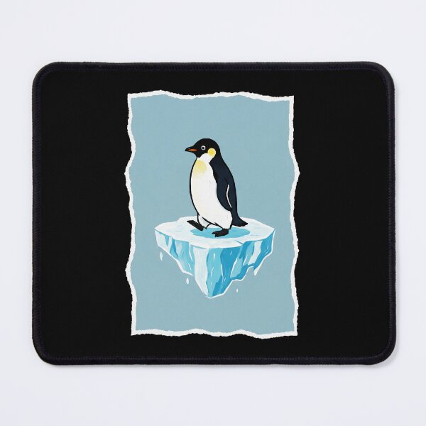 Item preview, Penguin on Iceberg Cute Minimal Illustration designed and sold by JordynLadukeg65.