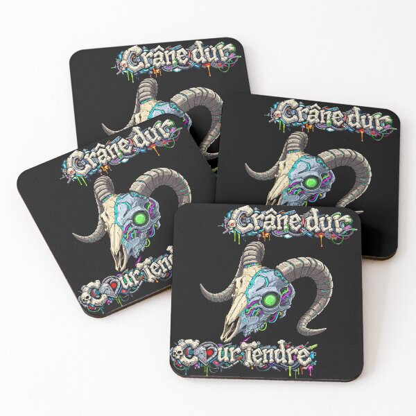 Item preview, Cyber Goat - Hard Skull, Soft Heart designed and sold by HuzroDesign.