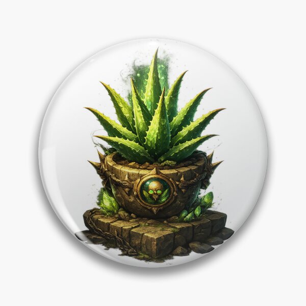 Item preview, Enchanted Aloe Relic – Fantasy Plant Artifact designed and sold by ExoticWave.