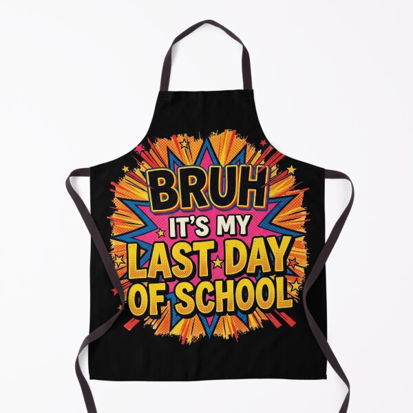 Item preview, Bruh It’s My Last Day of School Comic Explosion Funny Graduation Pop Art Style designed and sold by Im-Ara.