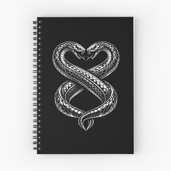 Item preview, The Mirrored Serpent | Symmetrical Geometric Snake Vector Art designed and sold by Studio77-Gothic.
