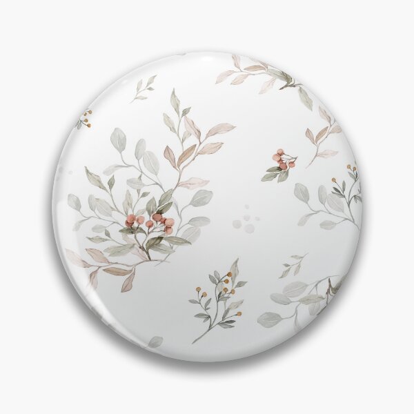 Item preview, Boho Watercolor Rowan Berries and Autumn Leaves Pattern designed and sold by SylaCreates.