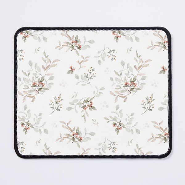 Item preview, Boho Watercolor Rowan Berries and Autumn Leaves Pattern designed and sold by SylaCreates.
