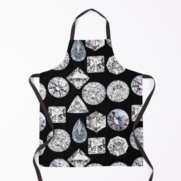 Item preview, Shimmering Diamond Seamless Pattern - Liquid Silver Luxury designed and sold by Niji Hibana.