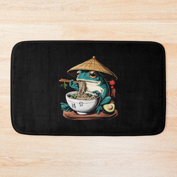 Item preview, Kawaii Frog Ramen Cute Anime Style Illustration designed and sold by titanlevi.