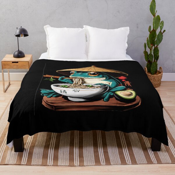 Item preview, Kawaii Frog Ramen Cute Anime Style Illustration designed and sold by titanlevi.