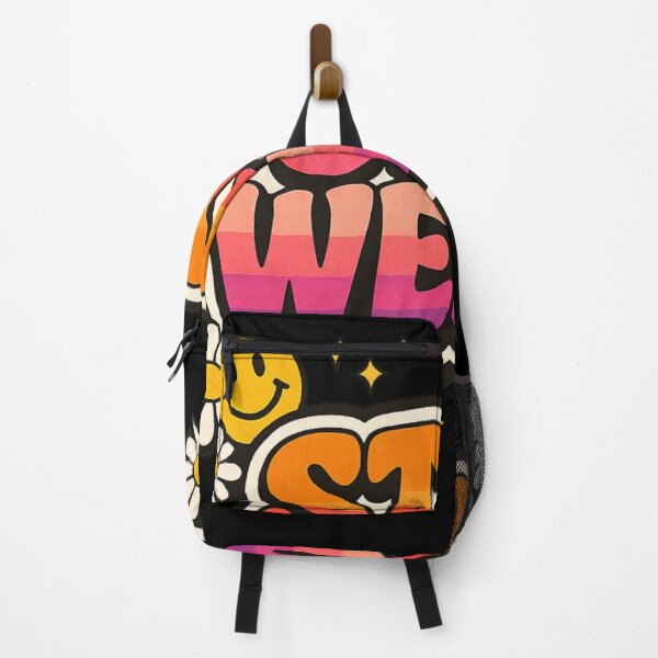 Item preview, Stay Weird – Retro Groovy Smiley & Daisy Positive Vibes Design designed and sold by WinterStorm01.