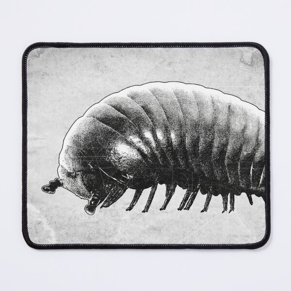 Item preview, Pill Bug Roly Poly Dark Nature Macro Etched Art designed and sold by Ghoul Enterprises.