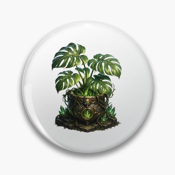 Item preview, Enchanted Monstera Relic – Fantasy Plant Artifact designed and sold by ExoticWave.