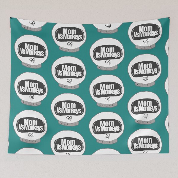 Item preview, MOM VS MONKEYS LaMaisonOfMY DREAMS OOO TIMEOFF COLLECTION | Green Edition | No.01 designed and sold by LaMaisonOfMY.