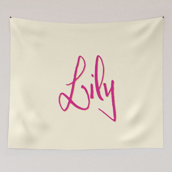 Item preview, LILY personalized type design designed and sold by CharlottePlaceArt.