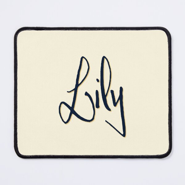 Item preview, LILY personalized type design designed and sold by CharlottePlaceArt.