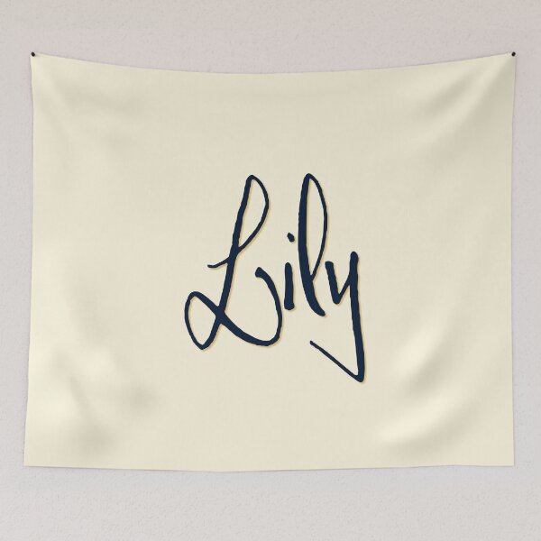 Item preview, LILY personalized type design designed and sold by CharlottePlaceArt.