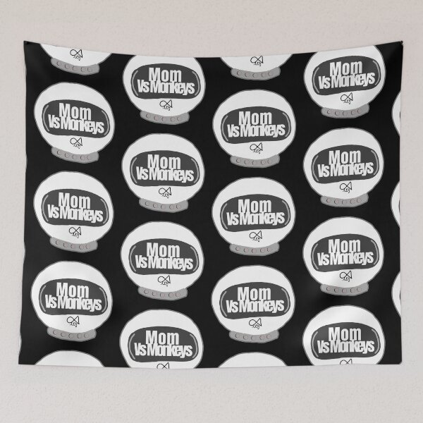 Item preview, MOM VS MONKEYS LaMaisonOfMY DREAMS OOO TIMEOFF COLLECTION | BLACKW Edition | No.01 designed and sold by LaMaisonOfMY.