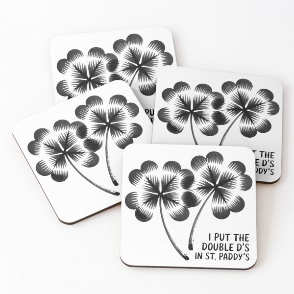 Item preview, Sumi-e Four Leaf Clover Ink Wash Art designed and sold by Bloomkept.