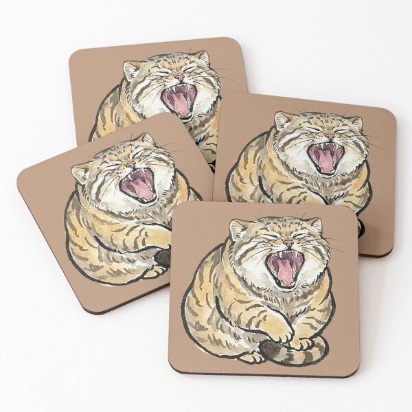 Item preview, Pallas Cat - Yawning designed and sold by Tee-se Me More.
