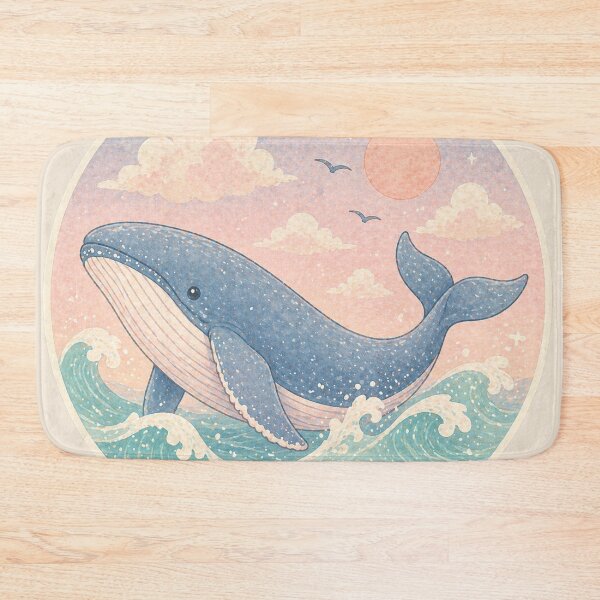Item preview, Whale above the ocean aesthetic vintage style  designed and sold by Heaven1111.