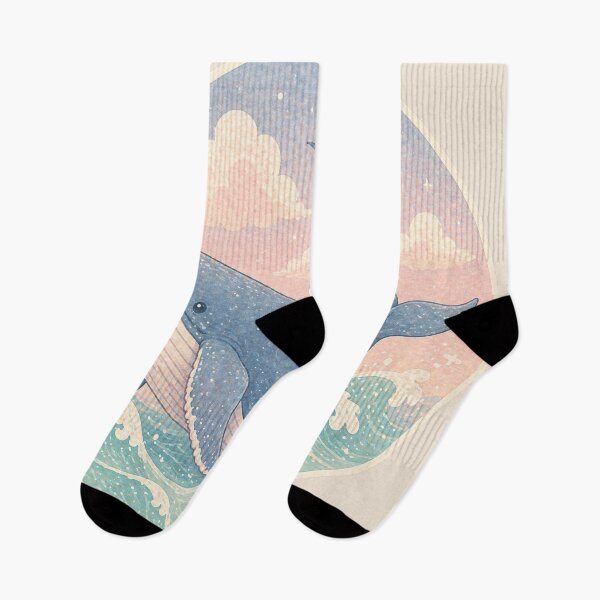 Item preview, Whale above the ocean aesthetic vintage style  designed and sold by Heaven1111.