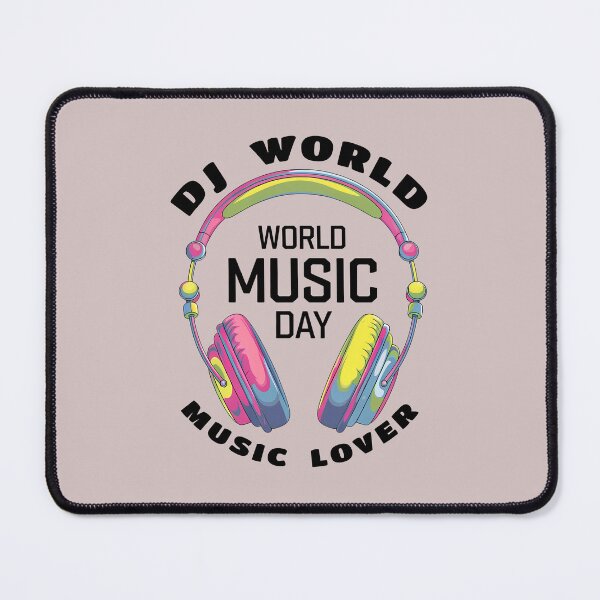 Item preview, Colorful Headphones - World Music Day designed and sold by Art-Arcade6.
