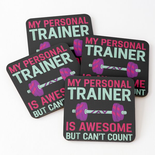 Item preview, My Personal Trainer Is Awesome But Can’t Count Funny Gym designed and sold by eliramaison.