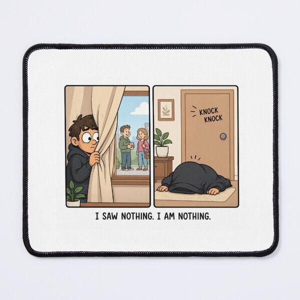 Item preview, I Saw Nothing Introvert Comic designed and sold by Anantha's Studio.