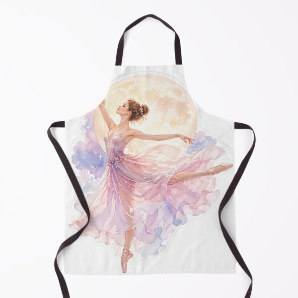 Item preview, Moonlight Ballerina – Elegant Watercolor Ballet Art designed and sold by lbm68.