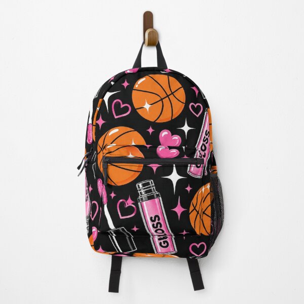 Item preview, Women's Basketball Pink Hearts & Lip Gloss designed and sold by ActOnyx Designs.