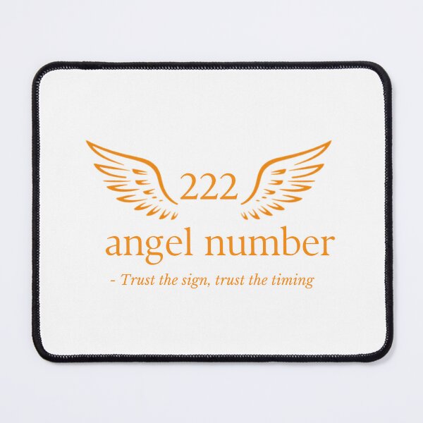 Item preview, 222 Angel Number – Trust the sign, trust the timing Spiritual Aesthetic Typography Design designed and sold by CosmicQuietLab.