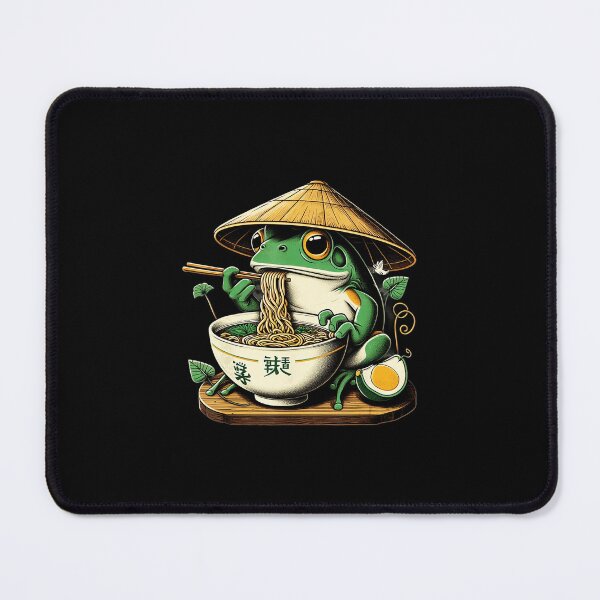 Item preview, Kawaii Frog Eating Ramen Cute Japanese Noodle designed and sold by titanlevi.