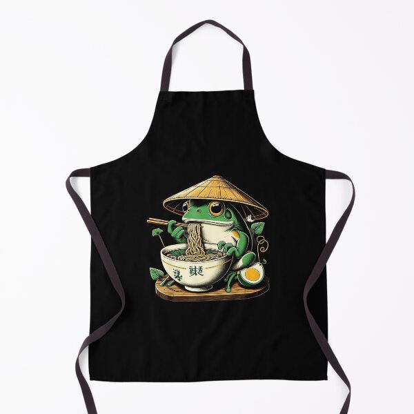 Item preview, Kawaii Frog Eating Ramen Cute Japanese Noodle designed and sold by titanlevi.