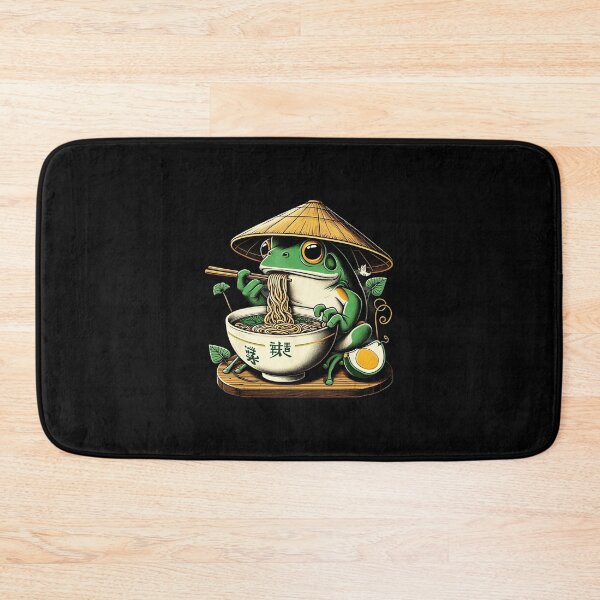 Item preview, Kawaii Frog Eating Ramen Cute Japanese Noodle  designed and sold by titanlevi.