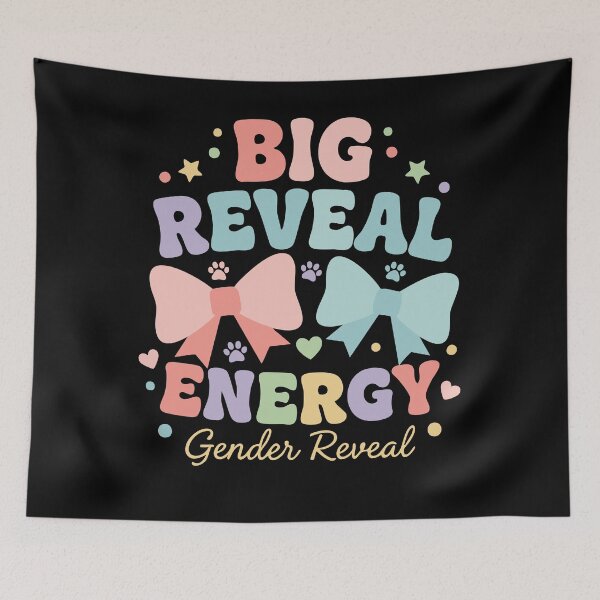 Item preview, Gender Reveal Big Reveal Energy Baby Shower designed and sold by LuminOrb.
