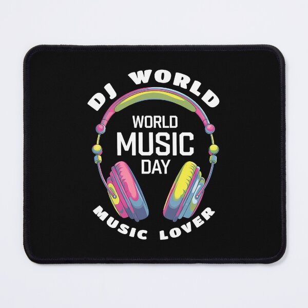 Item preview, Colorful Headphones - World Music Day designed and sold by Art-Arcade6.