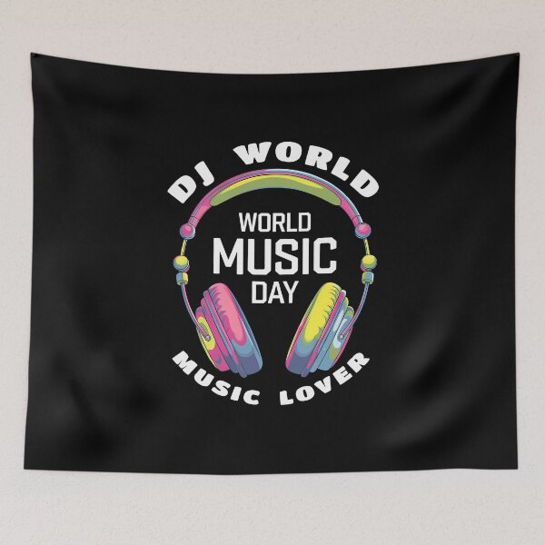 Item preview, Colorful Headphones - World Music Day  designed and sold by Art-Arcade6.