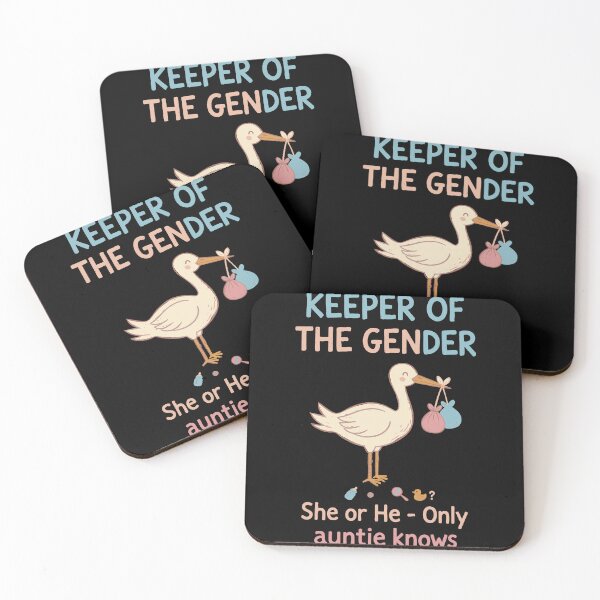 Item preview, Gender Reveal Keeper Of The Gender Auntie Knows designed and sold by LuminOrb.