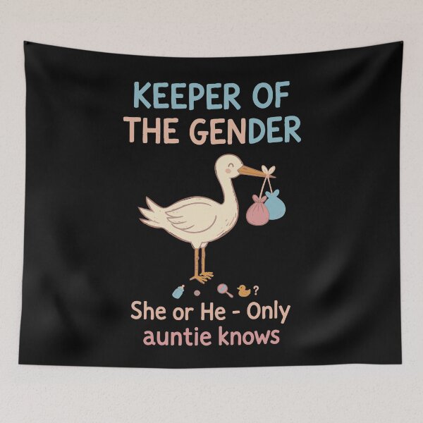 Item preview, Gender Reveal Keeper Of The Gender Auntie Knows designed and sold by LuminOrb.