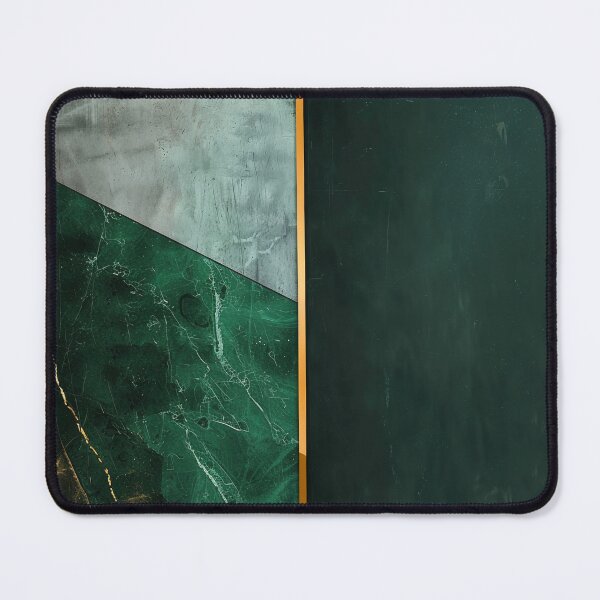 Item preview, Abstract emerald green gold design, modern minimalist structure designed and sold by CosmicGlyph.