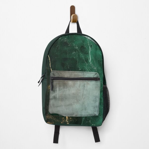 Item preview, Abstract emerald green gold design, modern minimalist structure designed and sold by CosmicGlyph.